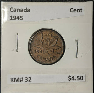 Canada 1945 Cent KM# 32      #719