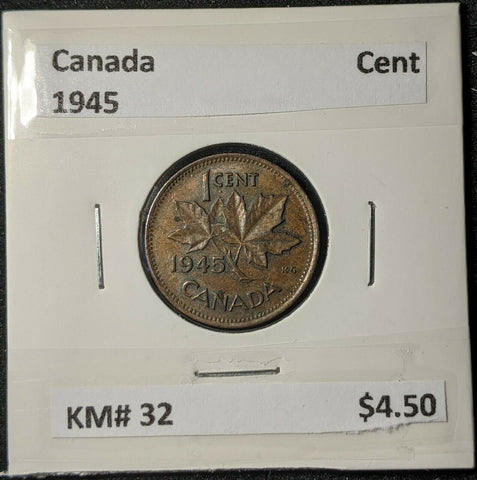 Canada 1945 Cent 1c KM# 32    #733