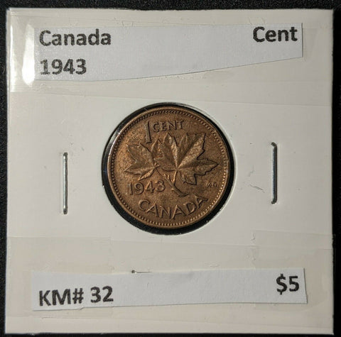 Canada 1943 Cent 1c KM# 32    #404