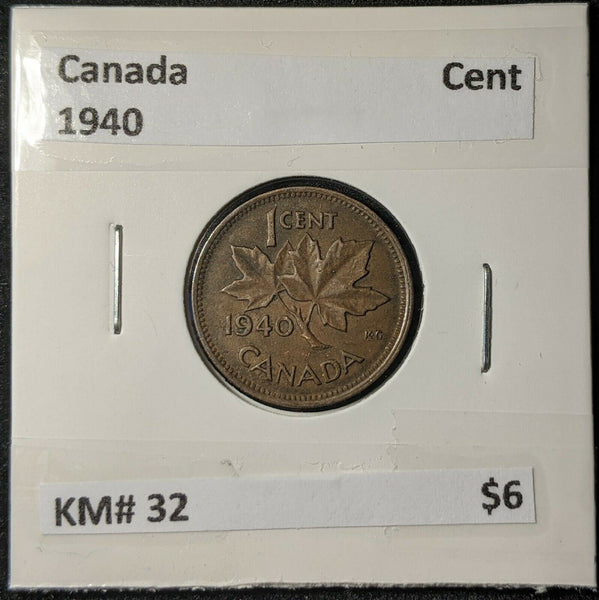 Canada 1940 Cent 1c KM# 32    #023