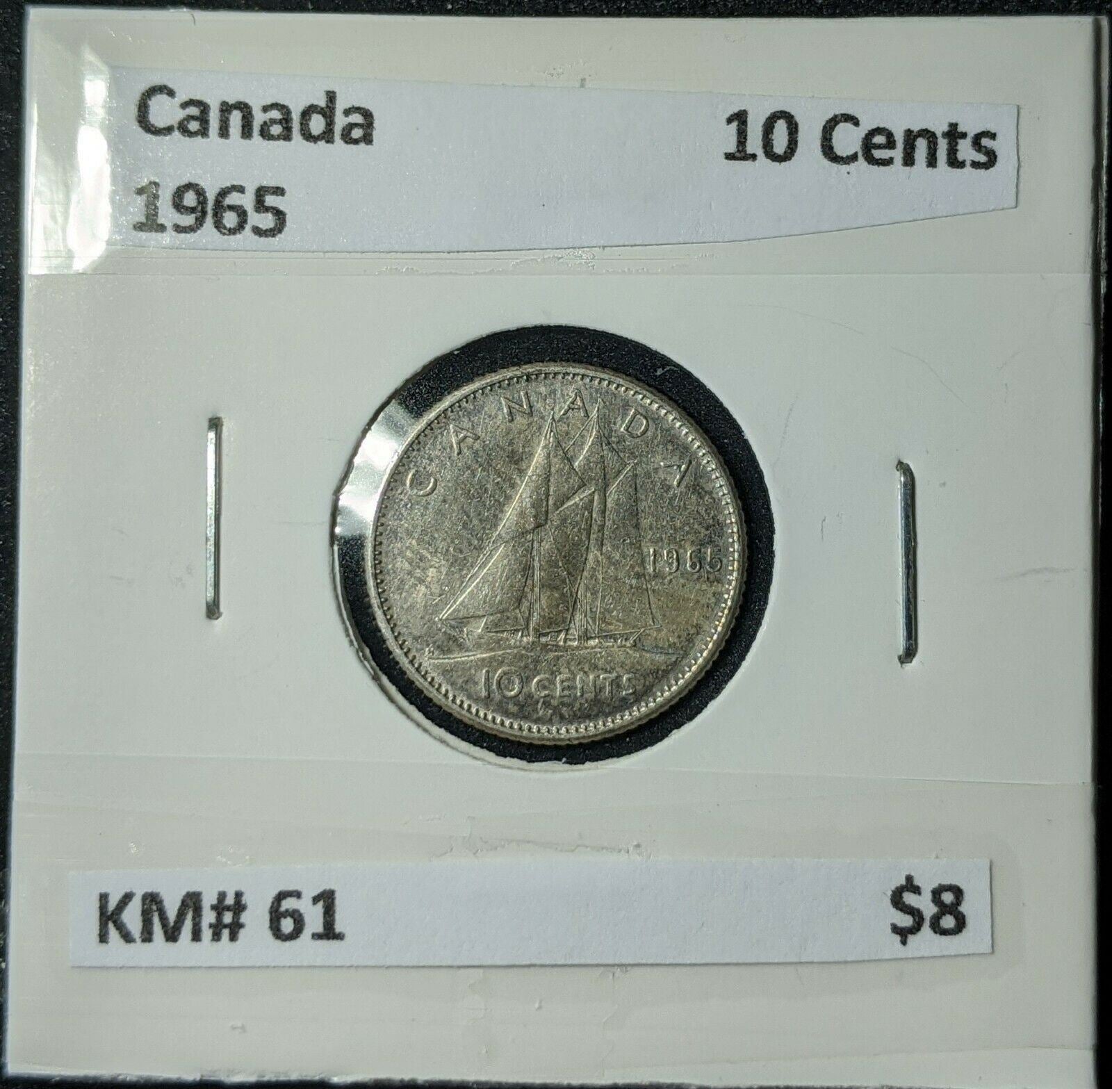 Canada 1965 Ten Cents 10c KM# 61    #125