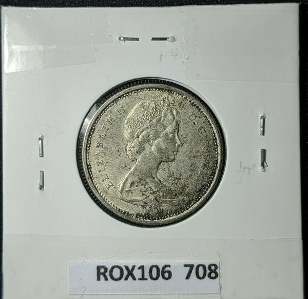 Canada 1968 25 Cents 25c KM# 62a  #708