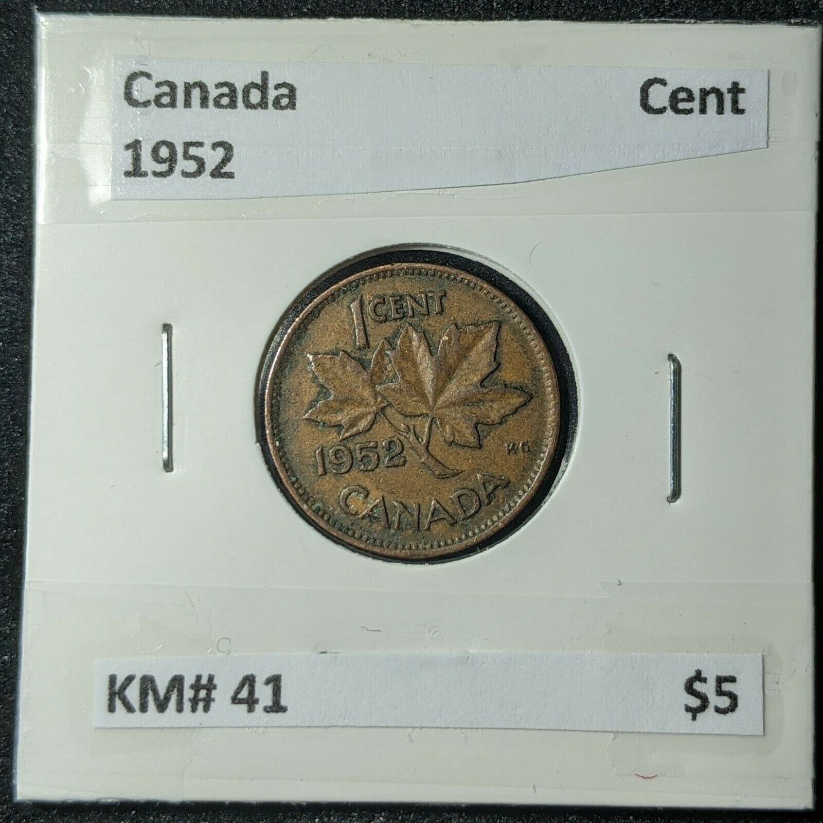 Canada 1952 Cent 1c KM# 41    #111
