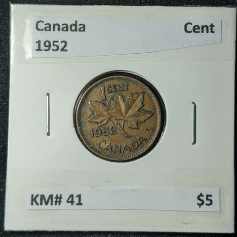 Canada 1952 Cent 1c KM# 41    #111
