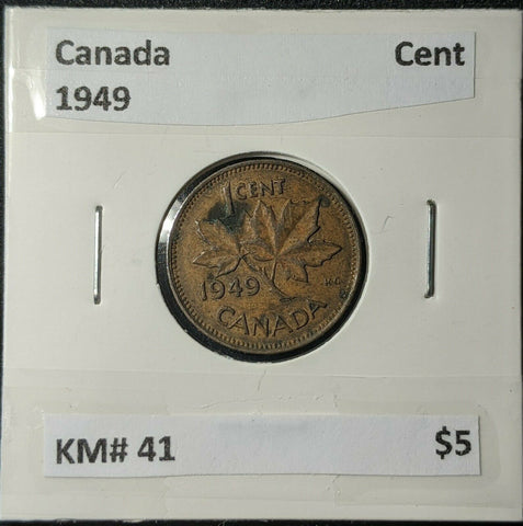 Canada 1949 Cent 1c KM# 41    #300