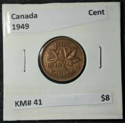 Canada 1949 Cent 1c KM# 41    #263