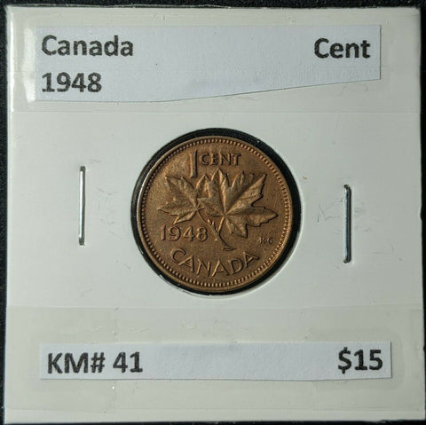 Canada 1948 Cent 1c KM# 41    #226