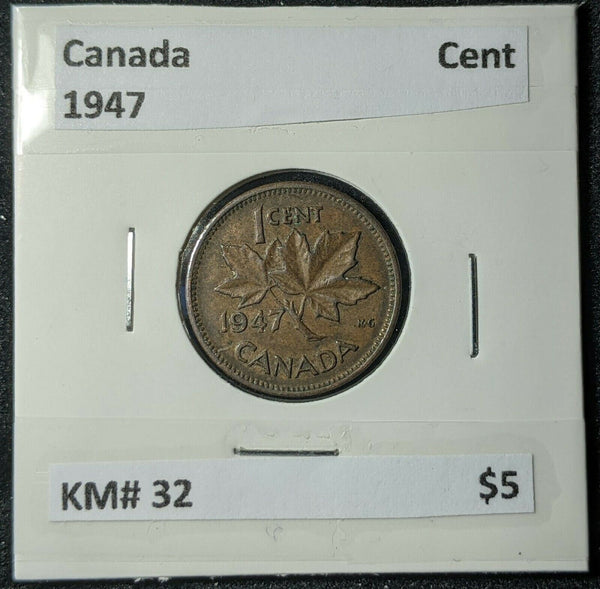 Canada 1947 Cent 1c KM# 32    #777