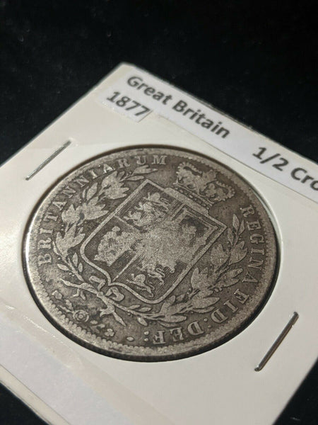 Great Britain 1877 Half Crown KM# 756   #023