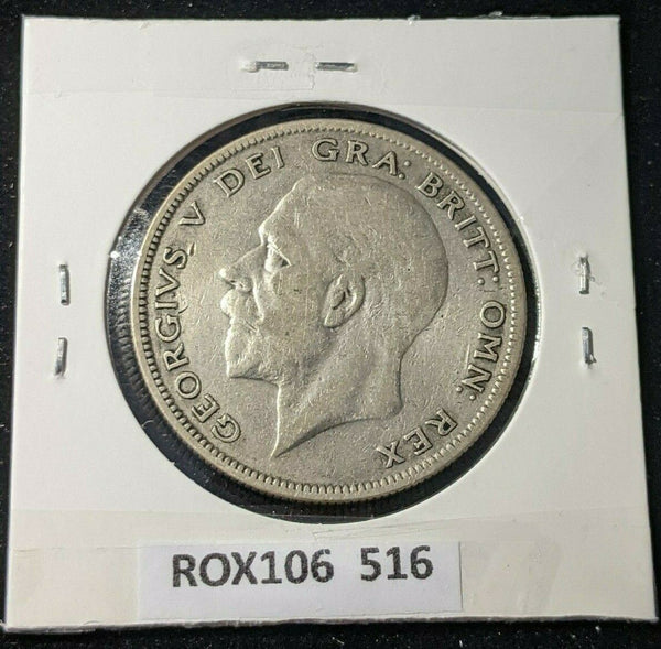 Great Britain 1928 1/2 Crown KM# 835  #516