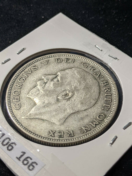 Great Britain 1936 1/2 Crown KM# 835     #166