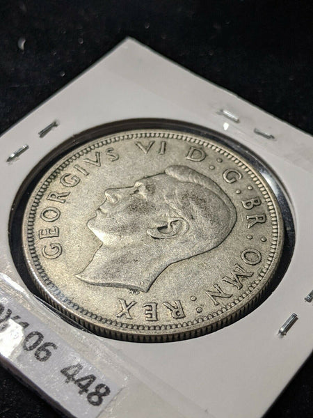Great Britain 1944 1/2 Crown KM# 856    #448