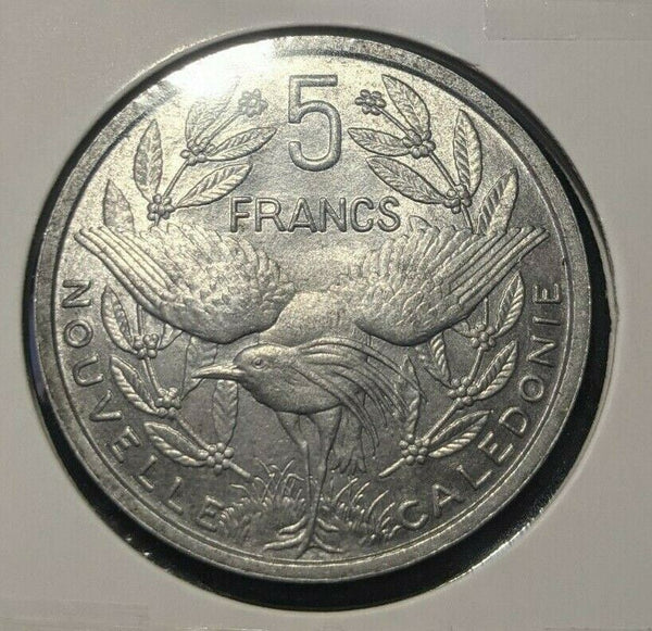 New Caledonia 1952 (a) 5 Francs KM# 4    #44