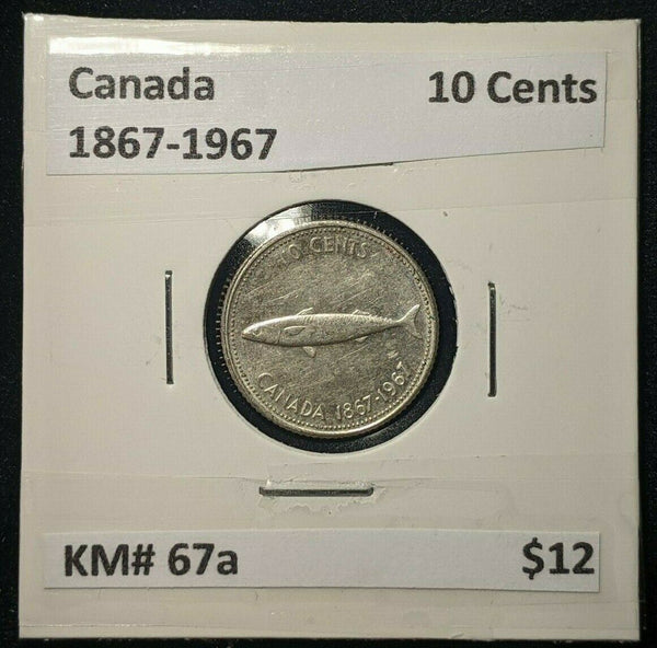 Canada 1867-1967 10 Cents KM# 67a    #32