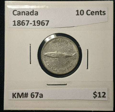 Canada 1867-1967 10 Cents KM# 67a    #31
