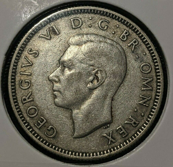 Great Britain 1946 Shilling 1/- KM# 854 Cleaned  #507