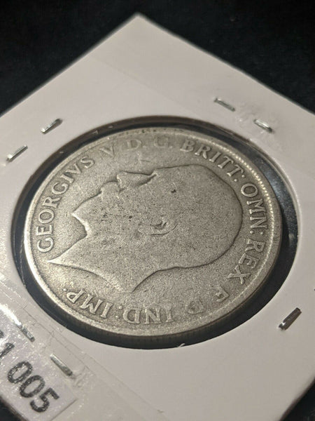 Great Britain 1922 Florin 2/- KM# 817a   #005