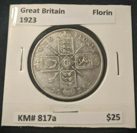 Great Britain 1923 Florin 2/- KM# 817a   #023