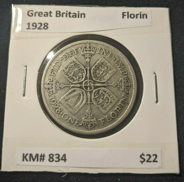 Great Britain 1928 Florin 2/- KM# 834     #648