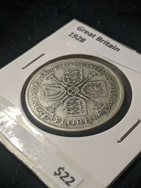 Great Britain 1928 Florin 2/- KM# 834     #648