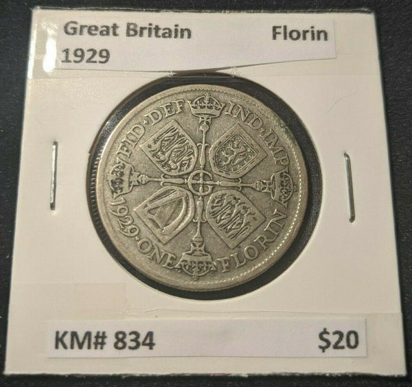Great Britain 1929 Florin 2/- KM# 834     #690