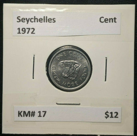 Seychelles 1972 Cents KM# 17   #0201  #11C