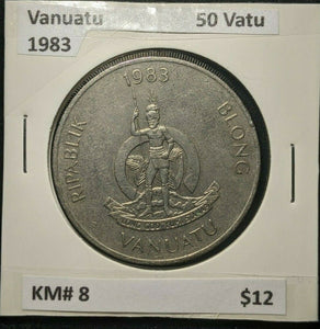 Vanuatu 1983 50 Vatu KM# 8   #089  #15A