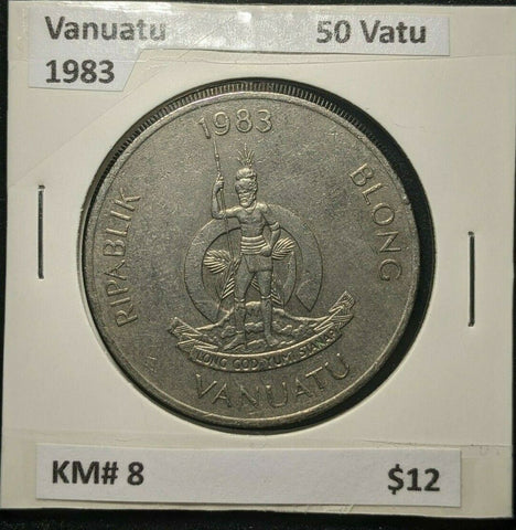 Vanuatu 1983 50 Vatu KM# 8   #089  #15A