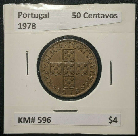 Portugal 1978 50 Centavos KM# 596   #0627