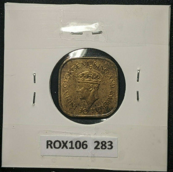 Ceylon 1944 5 Cents KM# 113.2 Scratch #283