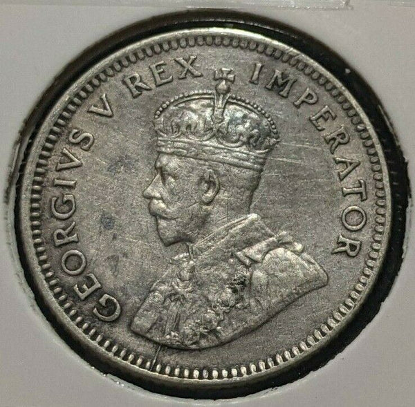 South Africa 1932 6d Sixpence KM# 16.2 Cleaned #319  #11A