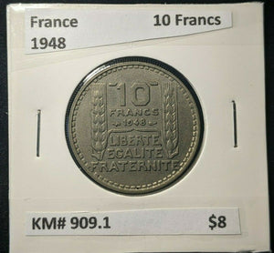 France 1948 10 Francs KM# 909.1 #0633