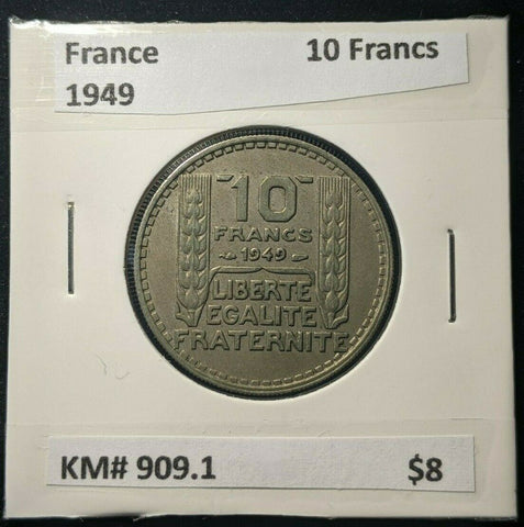 France 1949 10 Francs KM# 909.1 #0662
