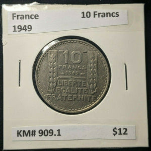 France 1949 10 Francs KM# 909.1 #0161