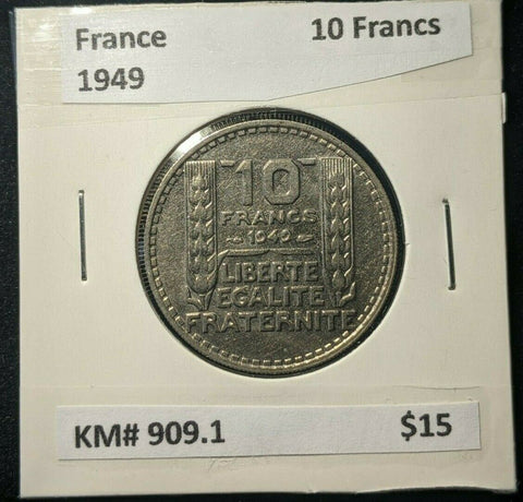 France 1949 10 Francs KM# 909.1 #0144