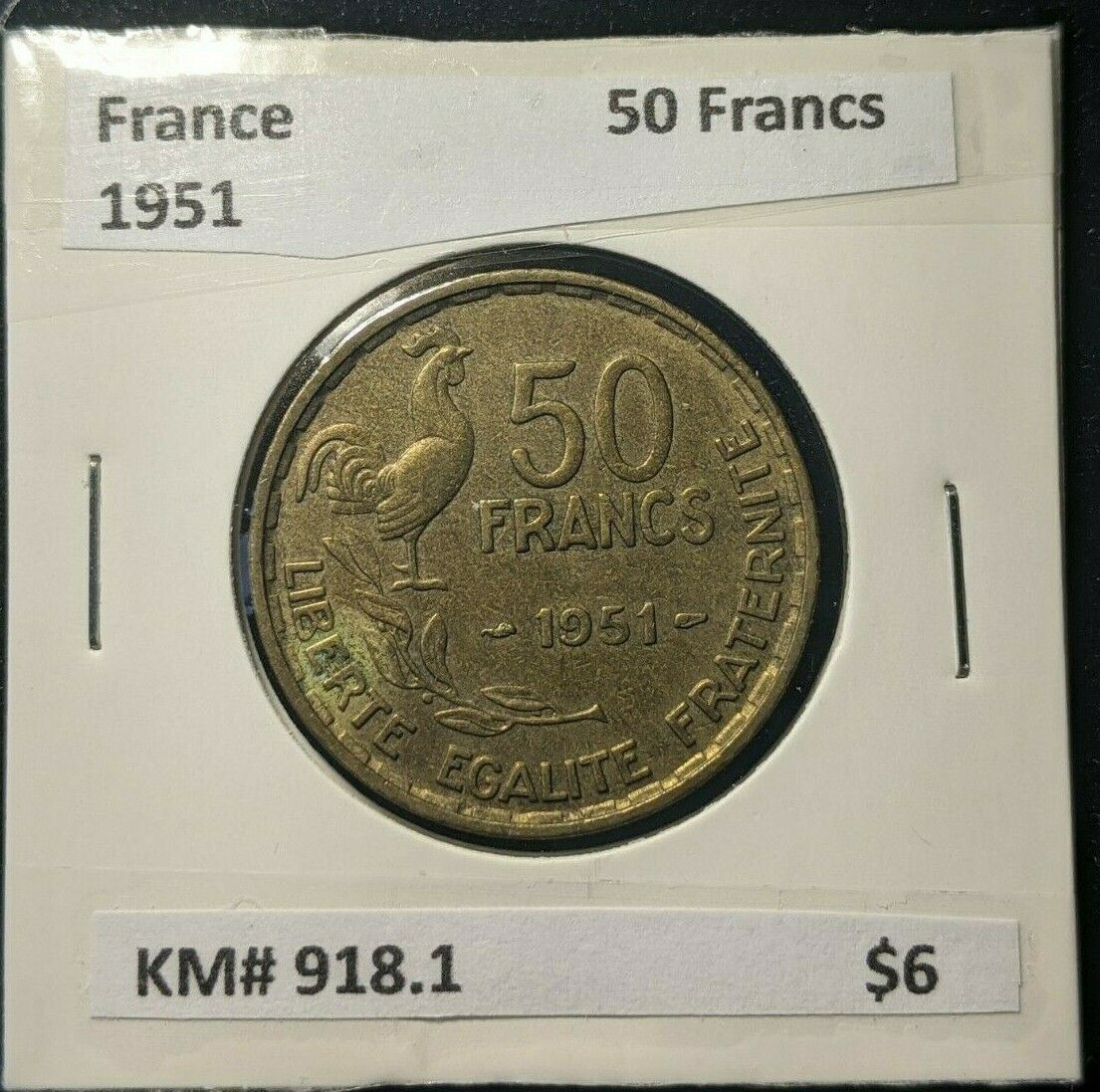 France 1951 50 Francs KM# 918.1 #0610