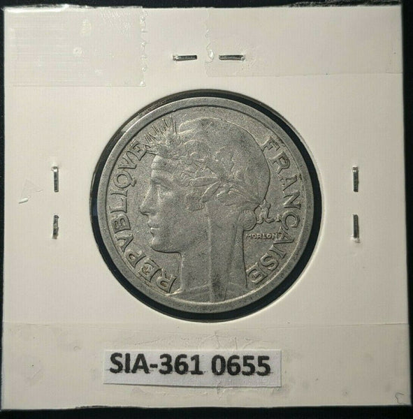 France 1949 2 Francs KM# 886a.1 #0655