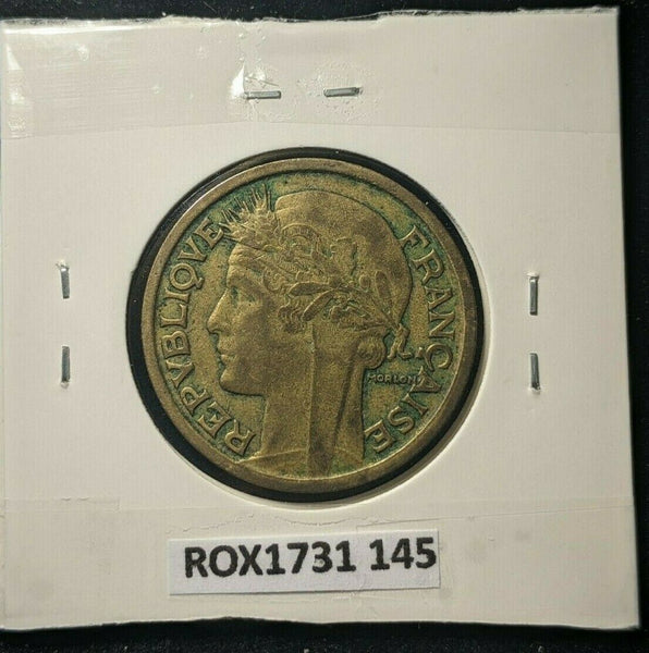 France 1940 2 Francs KM# 886    #0145