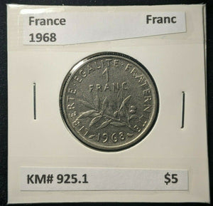 France 1968 Francs KM# 925.1    #0225