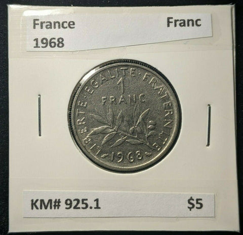France 1968 Francs KM# 925.1    #0225