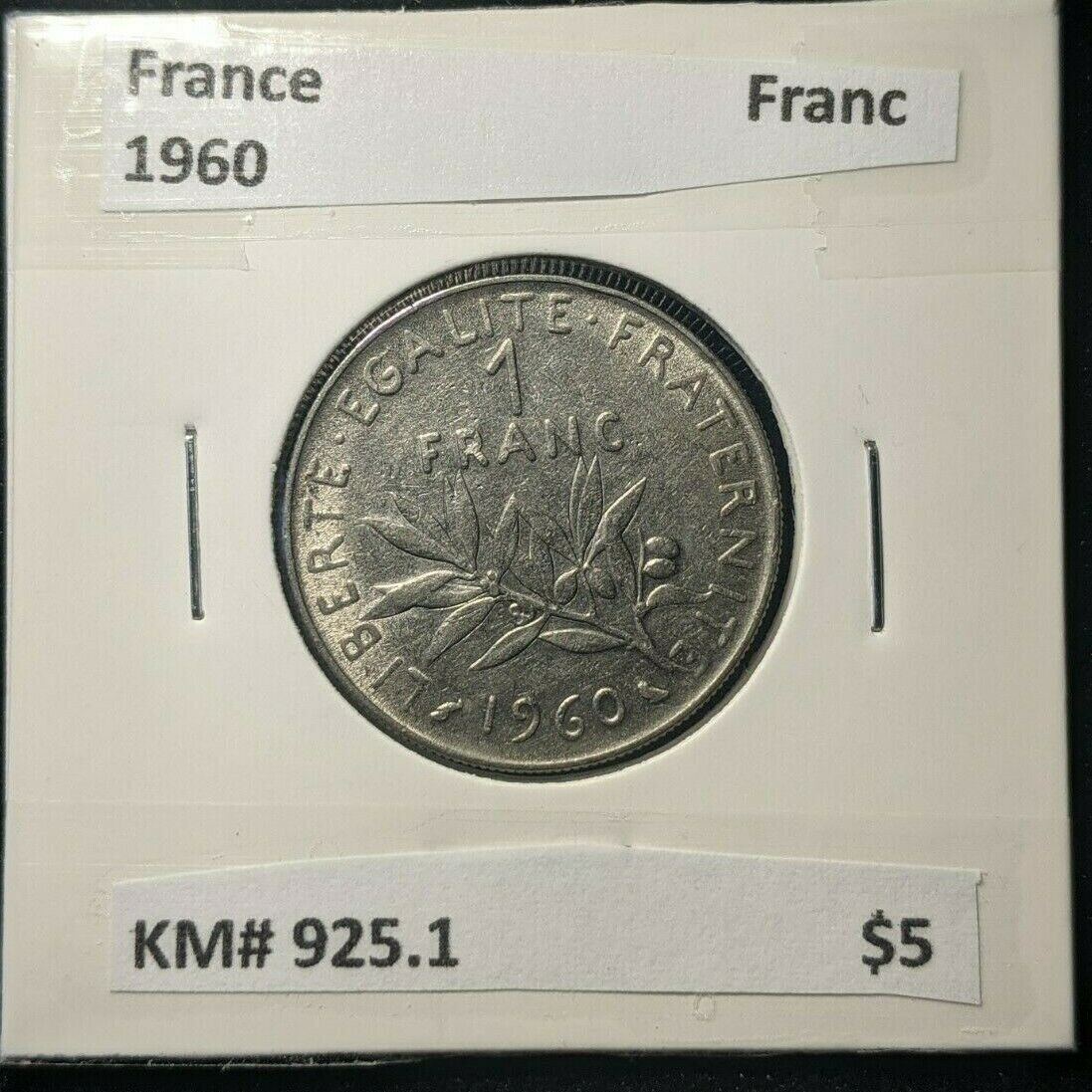 France 1960 Francs KM# 925.1    #0647