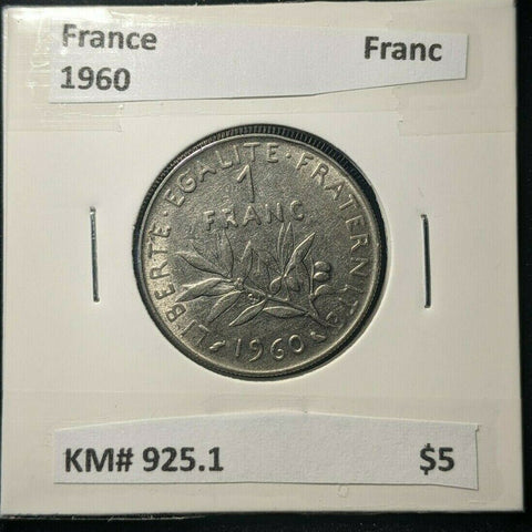 France 1960 Francs KM# 925.1    #0647
