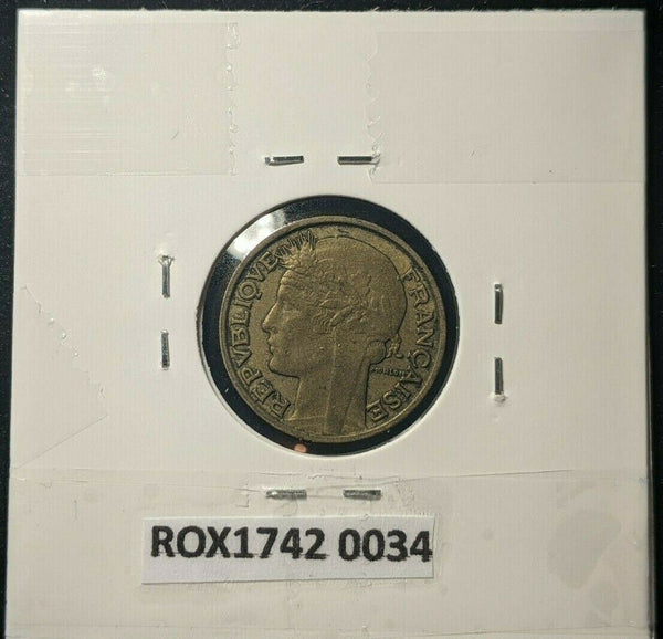 France 1932 Open 9 50 Centimes KM# 894.1    #0034