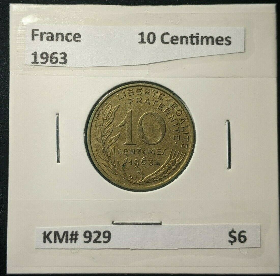 France 1963 10 Centimes KM# 929    #0653