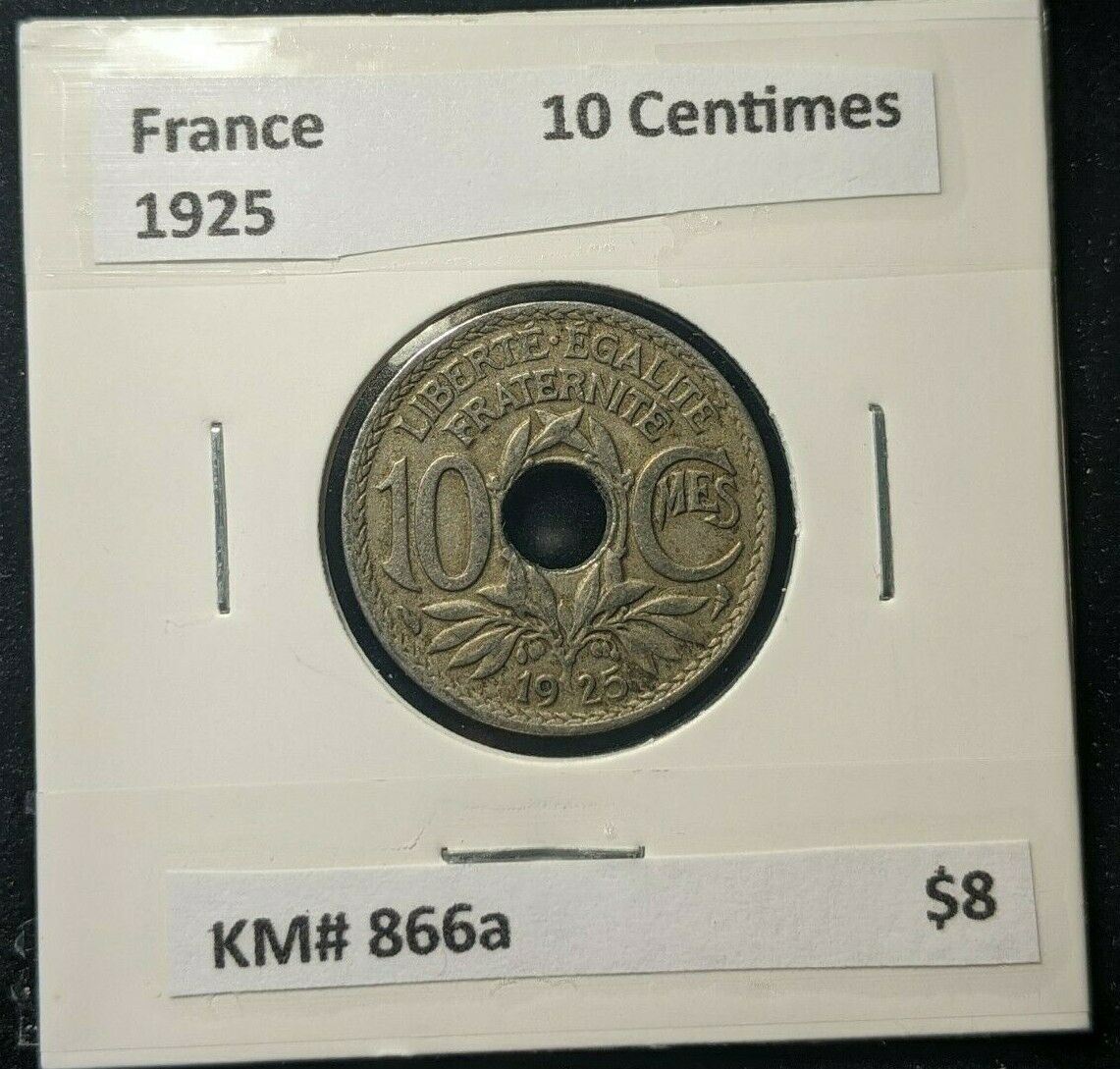 France 1925 10 Centimes KM# 866a  #0106
