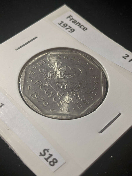 France 1979 2 Francs KM# 942.1 #0157