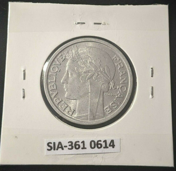 France 1950 2 Francs KM# 886a.1 #0614