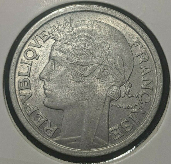 France 1950 2 Francs KM# 886a.1 #0614