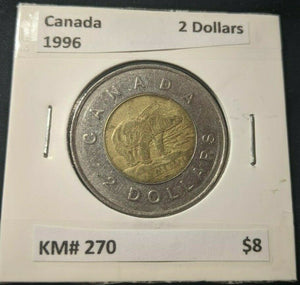 Canada 1996 $2 Two Dollar  KM# 270  #758