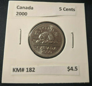 Canada 2000 5 Cents  KM# 182  #768   9A